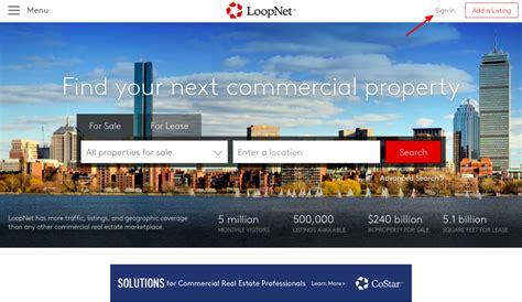 loopnet|loopnet website.